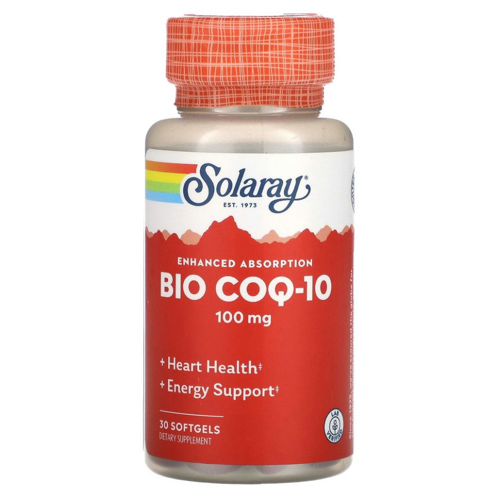   Solaray, Bio COQ-10, 100 , 30     -     , -,   