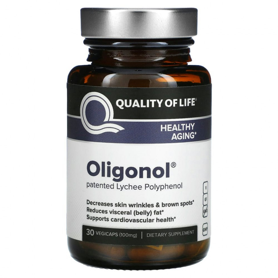   Quality of Life Labs, Oligonol, 100 , 30     -     , -,   