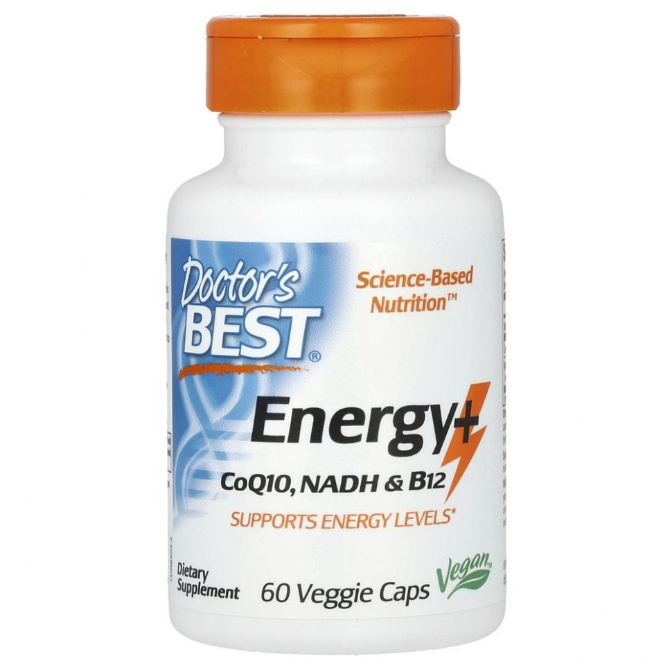   Doctor's Best, Energy+ CoQ10, NADH  B12, 60     -     , -,   