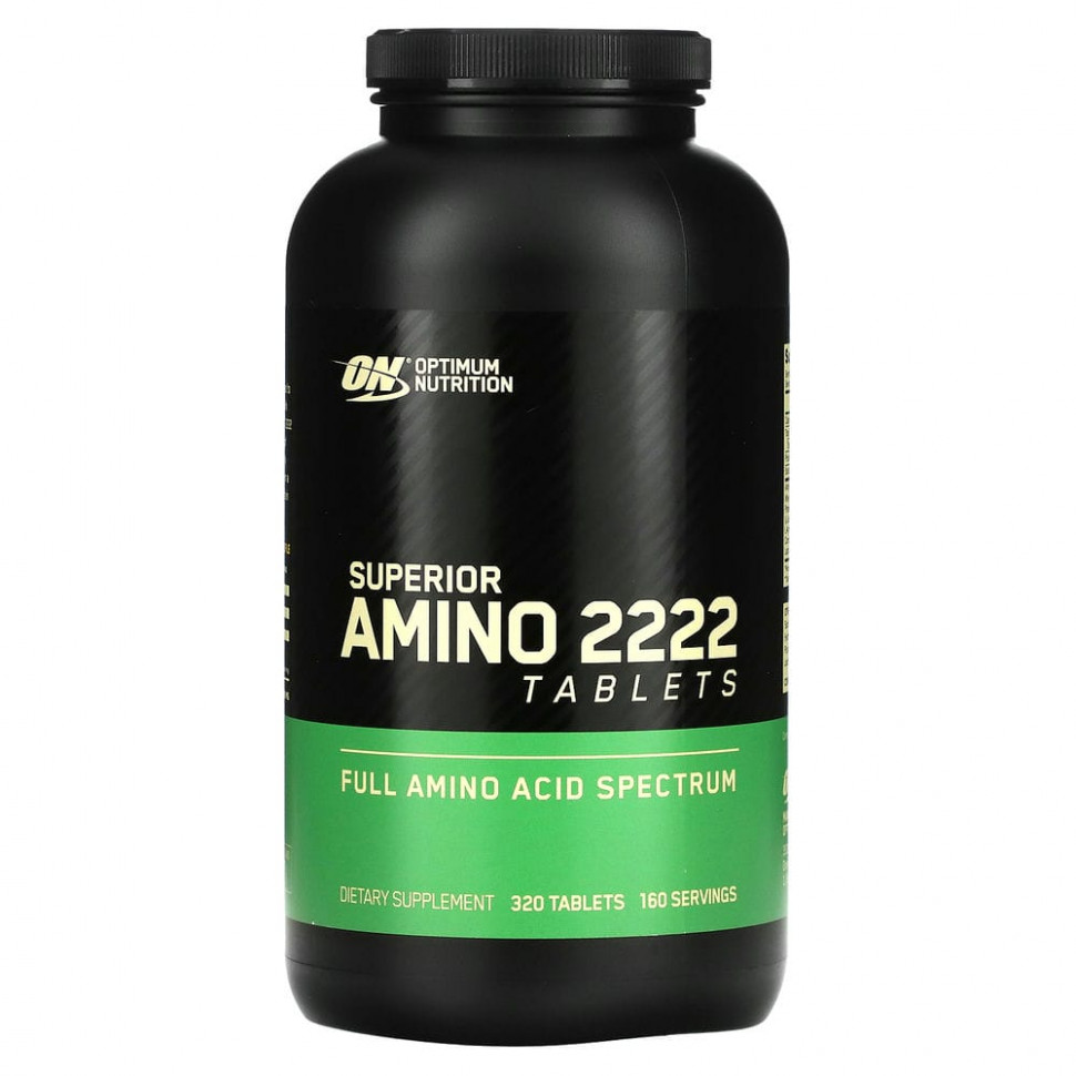   Optimum Nutrition, Superior Amino 2222 Tabs, 320    -     , -,   
