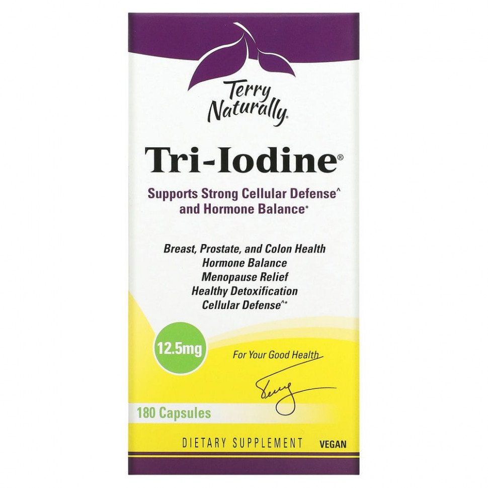   Terry Naturally, Tri-Iodine, 12,5 , 180    -     , -,   