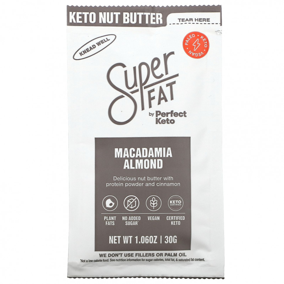   SuperFat, Keto Nut Butter,  , 30  (1,06 )   -     , -,   