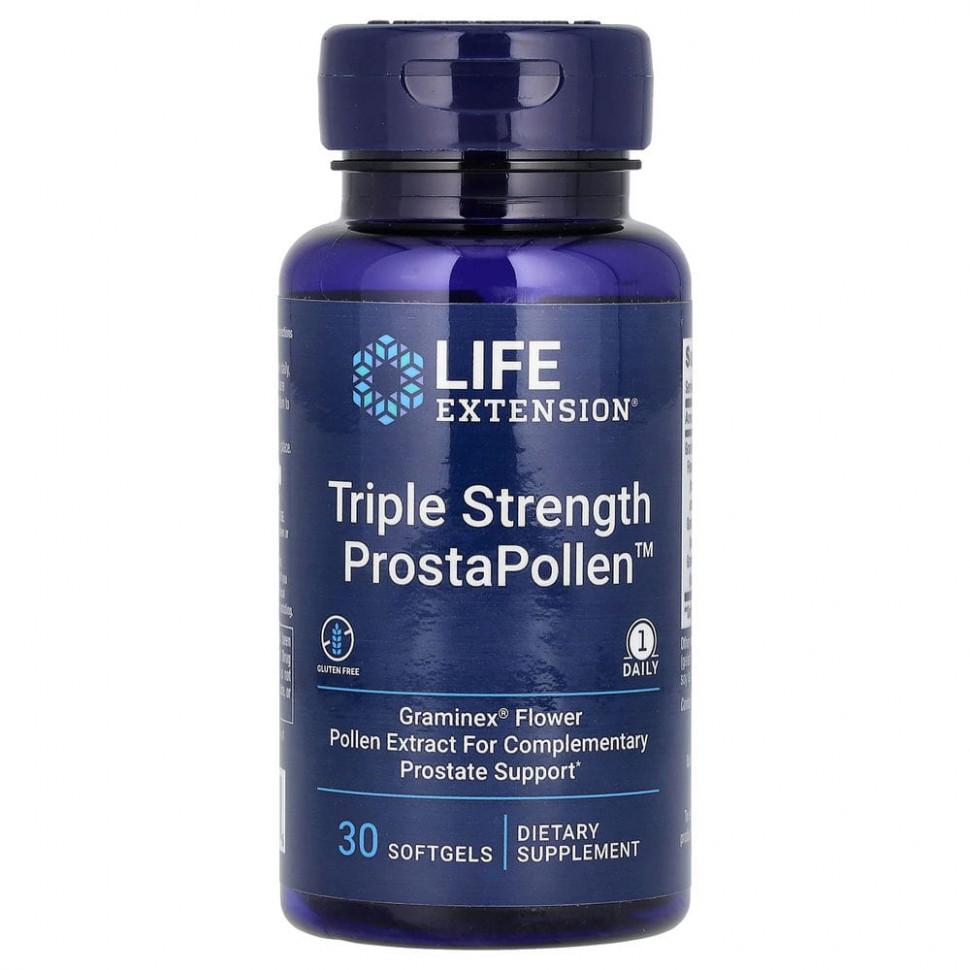  Life Extension, Triple Strength ProstaPollen,       , 30    -     , -,   