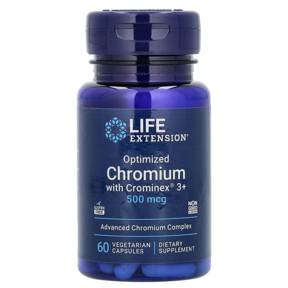   Life Extension,    Crominex 3+, 500 , 60     -     , -,   