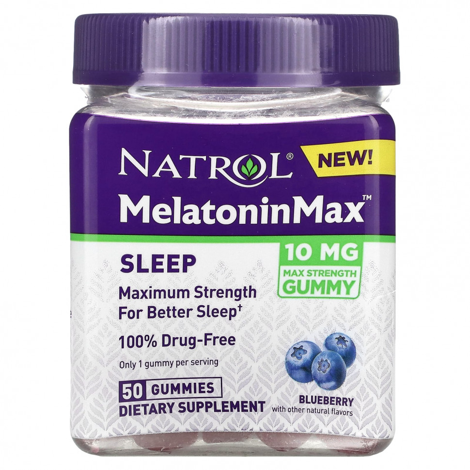   Natrol, Melatonin Max,  , , 10 , 50     -     , -,   