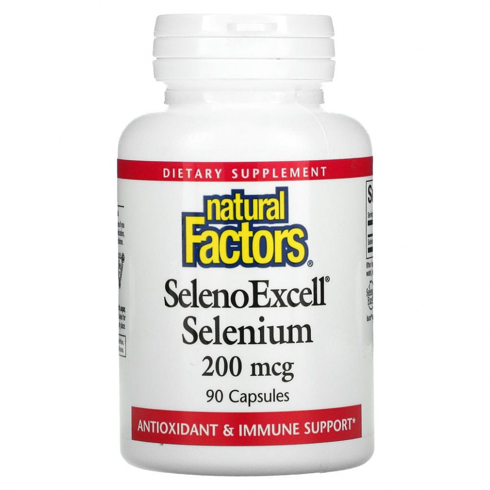   Natural Factors, SelenoExcell, , 200 , 90    -     , -,   