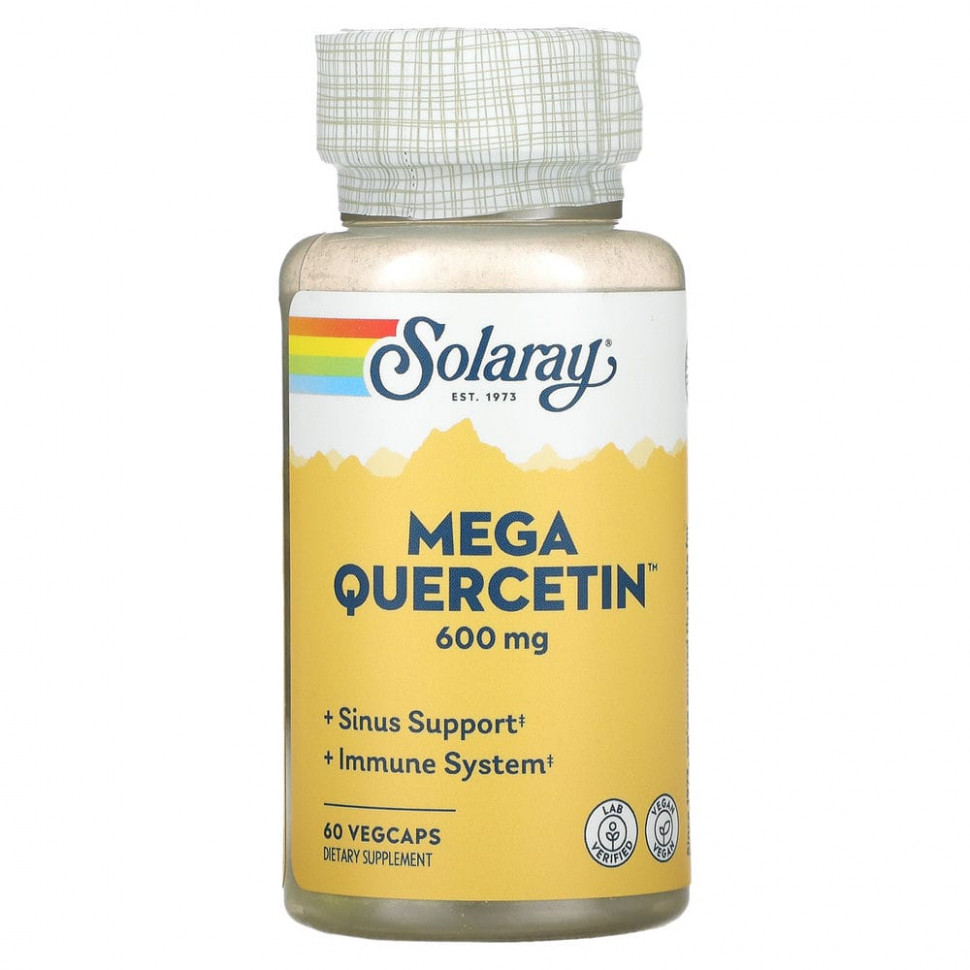   Solaray, Mega Quercetin, 600 , 60     -     , -,   