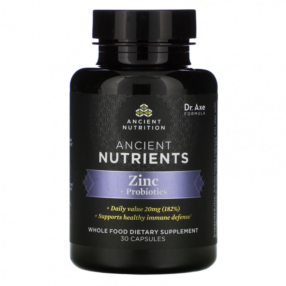  Dr. Axe / Ancient Nutrition, Ancient Nutrients,  + , 30   IHerb ()