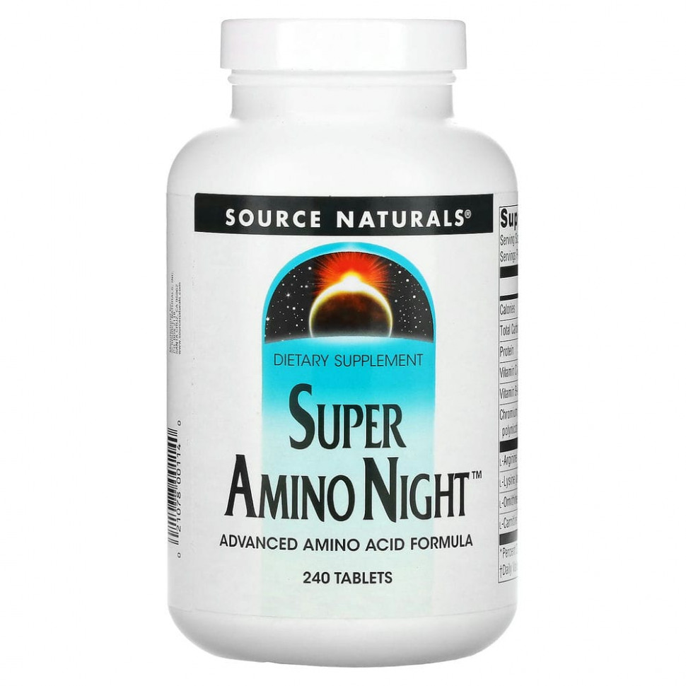   Source Naturals, Super Amino Night, 240    -     , -,   