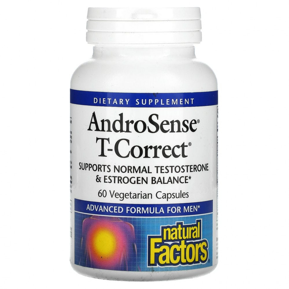   Natural Factors, AndroSense T-Correct,    , 60     -     , -,   