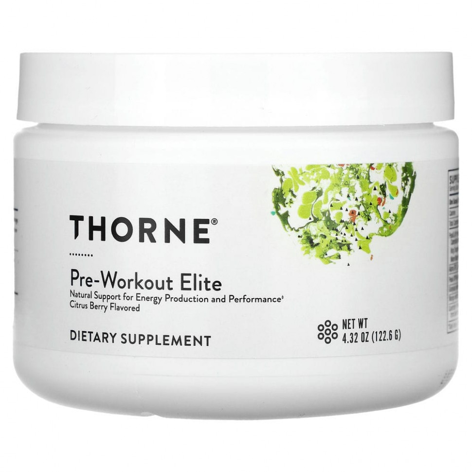  Thorne, Pre-Workout Elite, , 122,6  (4,32 )   -     , -,   