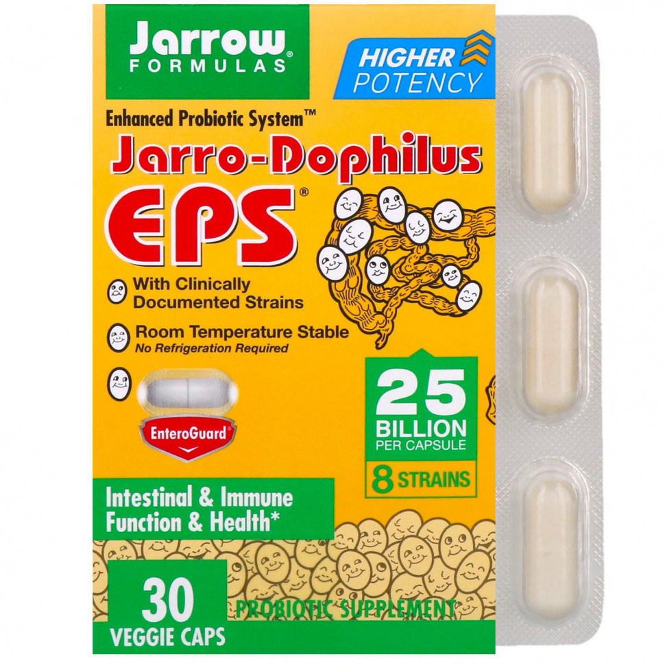   Jarrow Formulas, Jarro-Dophilus EPS, 25 , 30     -     , -,   