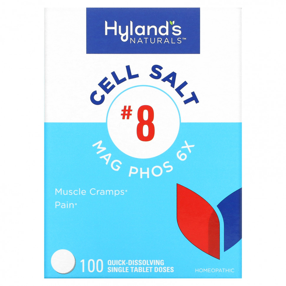   Hyland's, Cell Salt # 8, Mag Phos 6X, 100     -     , -,   