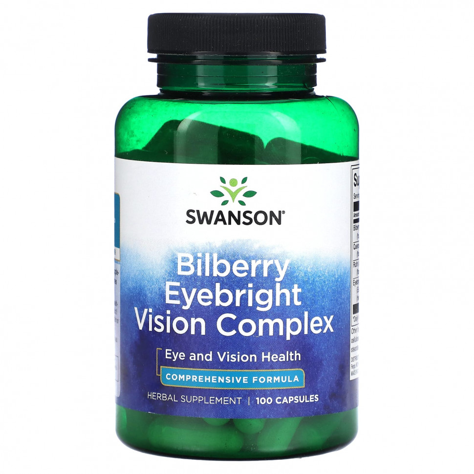   Swanson, Bilberry Eyebright Vision Complex, 100    -     , -,   