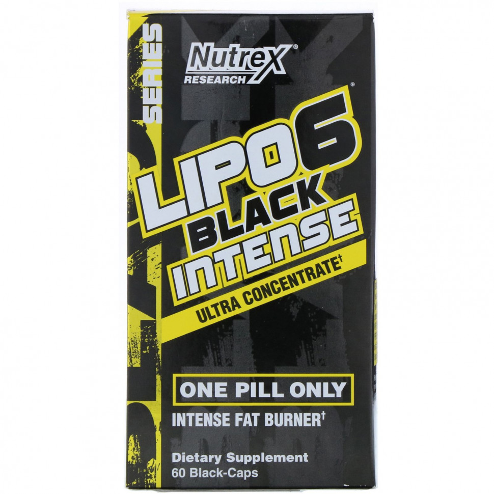   Nutrex Research, LIPO-6 Black Intense, , 60     -     , -,   