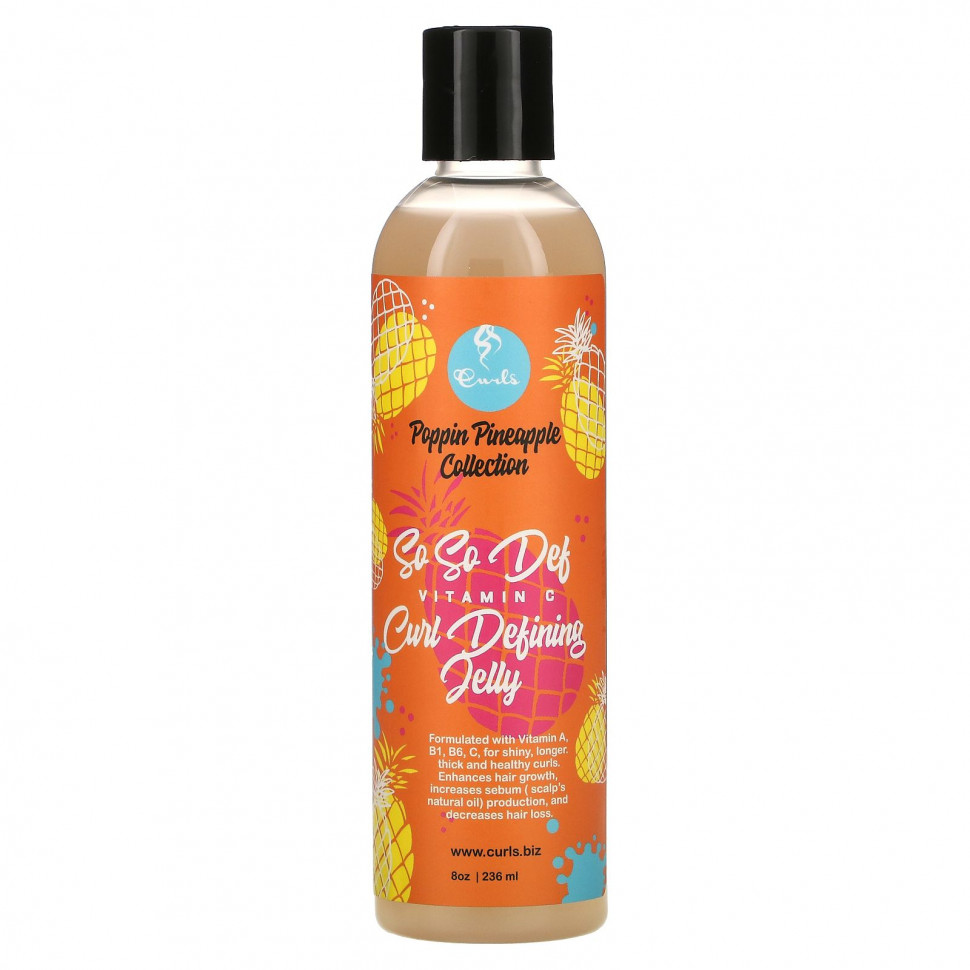   Curls, Poppin Pineapple Collection, So So Def,  C,    , 236  (8 )   -     , -,   