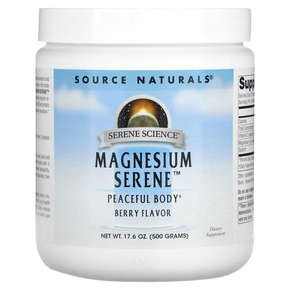   Source Naturals, Magnesium Serene,   , 17,6  (500 )   -     , -,   