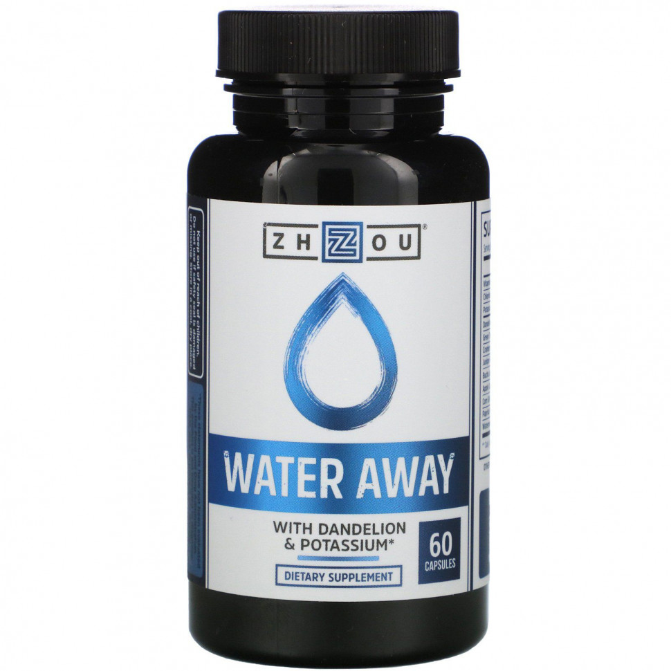   Zhou Nutrition, Water Away    , 60    -     , -,   
