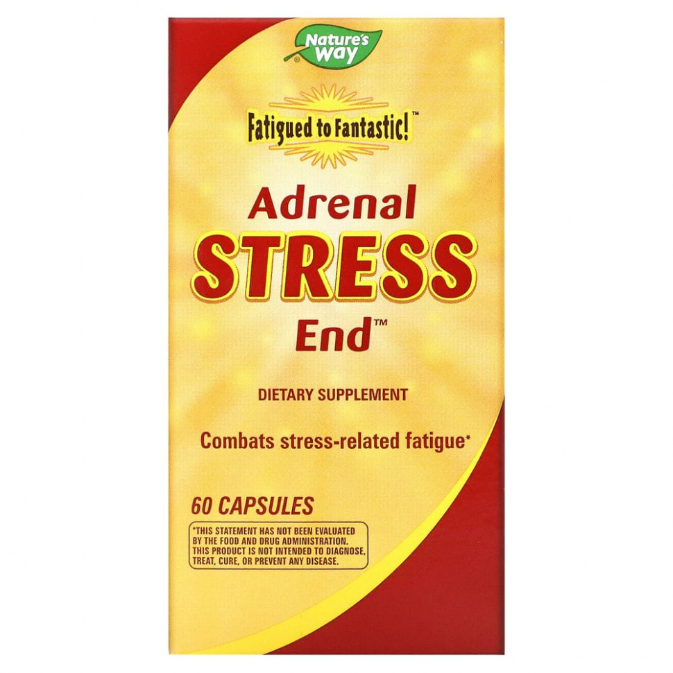   Nature's Way, Fatigued to Fantastic!, Adrenal Stress End, 60    -     , -,   
