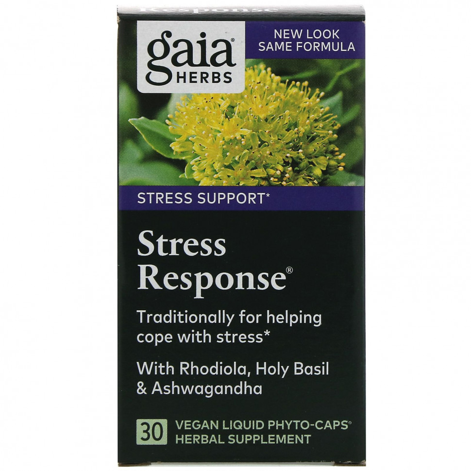   Gaia Herbs, Stress Response, 30   -   -     , -,   