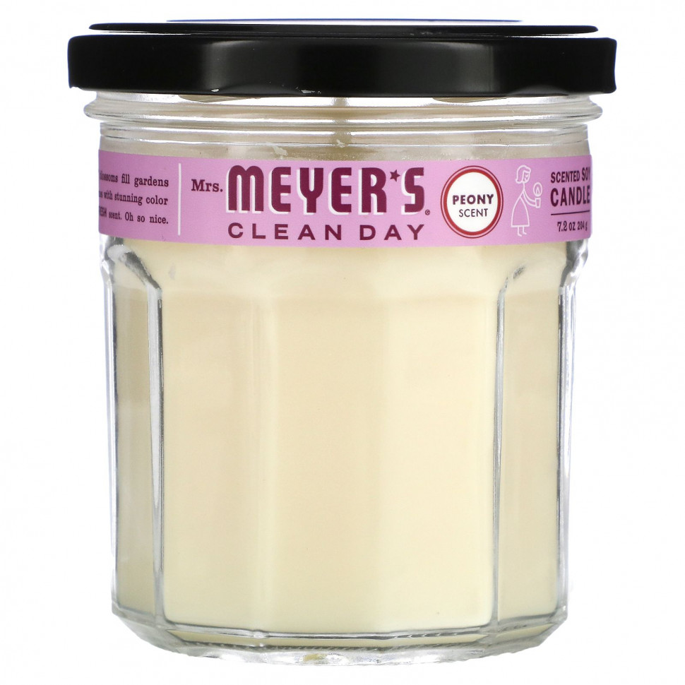   Mrs. Meyers Clean Day, Peony Candle, 204  (7,2 )   -     , -,   