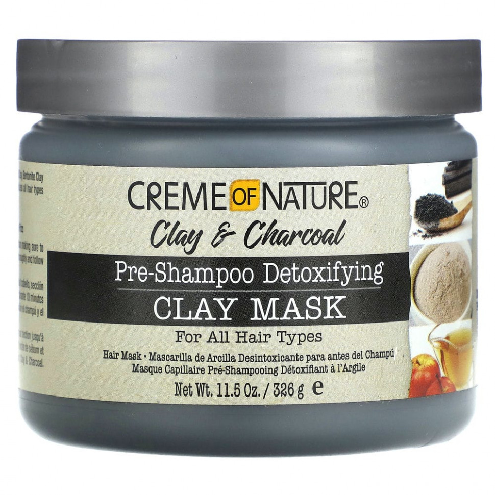   Creme Of Nature, Clay & Charcoal,      , 326  (11,5 )   -     , -,   