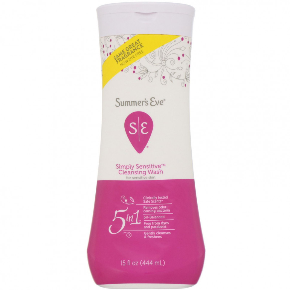   Summer's Eve,   5 in 1, Simply Sensitive, 444    -     , -,   