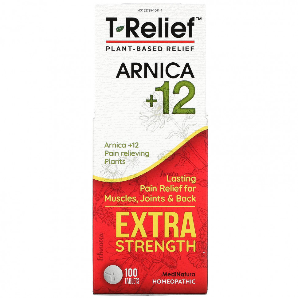  MediNatura, T-Relief,  + 12,    , 90   IHerb ()