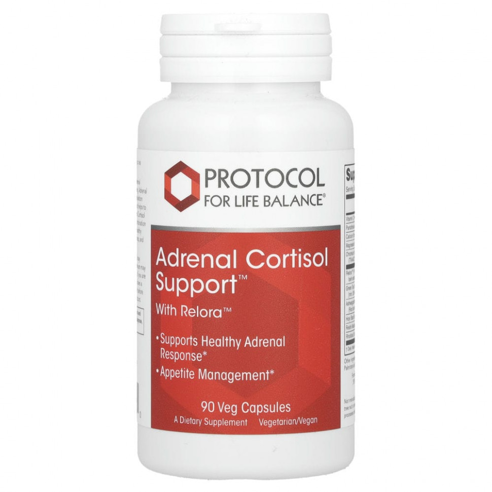   Protocol for Life Balance, Adrenal Cortisol Support  Relora,    , 90     -     , -,   