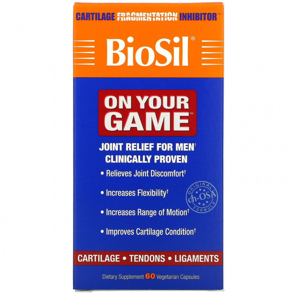   BioSil by Natural Factors, On Your Game, 60     -     , -,   