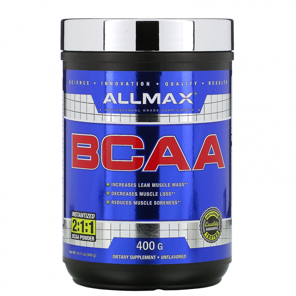   ALLMAX Nutrition, BCAA,  ,  2:1:1,  , 400    -     , -,   