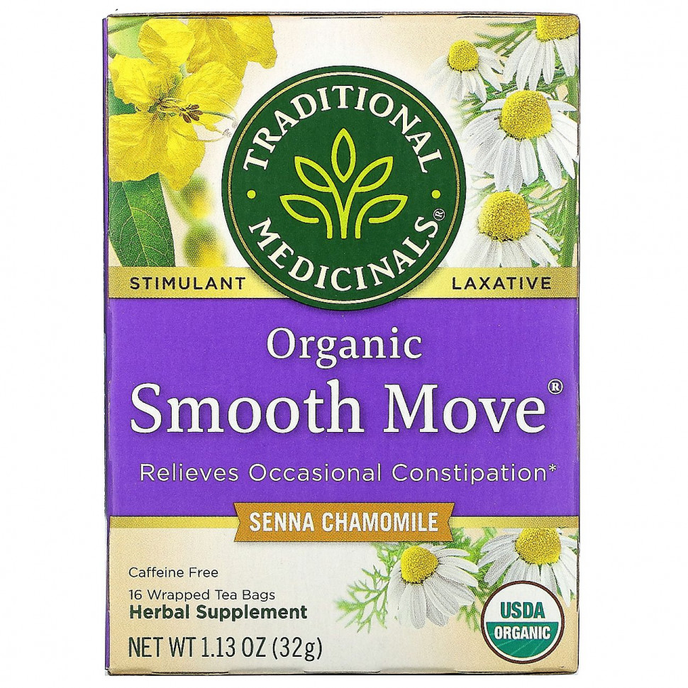  Traditional Medicinals, Smooth Move,   ,   ,  , 16  , 32 , (1,13 )  IHerb ()