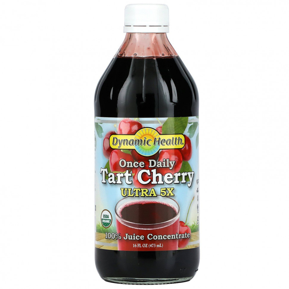   Dynamic Health Laboratories, Once Daily Tart Cherry, Ultra 5X, , 100%  , 473  (16 . )   -     , -,   