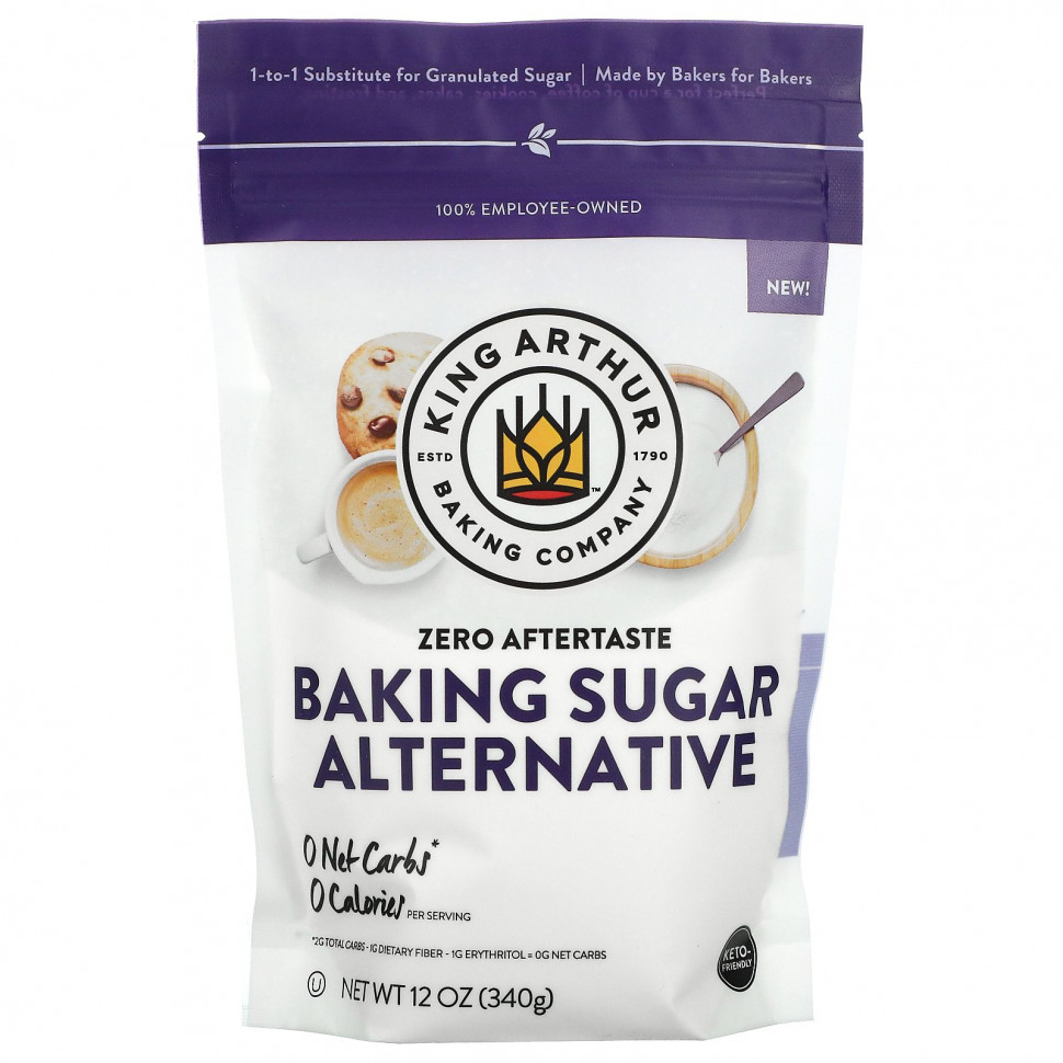   King Arthur Flour, Baking Sugar Alternative , 12 oz (340 g)   -     , -,   