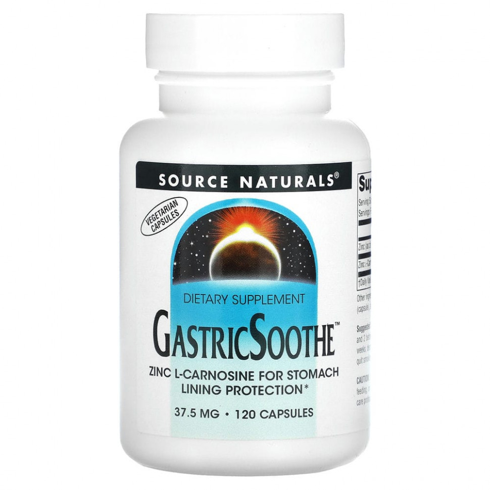   Source Naturals, GastricSoothe, 37,5 , 120    -     , -,   
