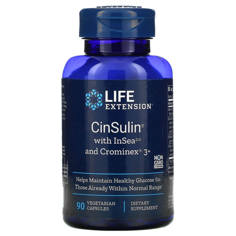   Life Extension, CinSulin  InSea2  Crominex 3+, 90     -     , -,   