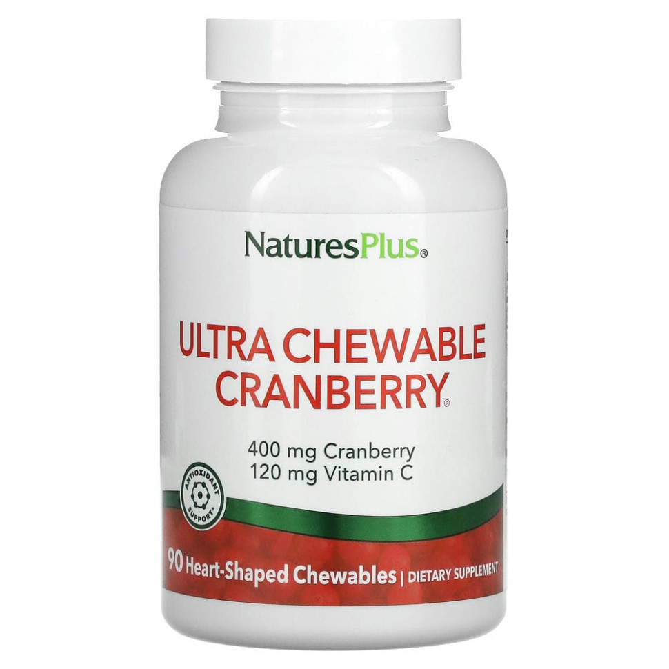   NaturesPlus, Ultra Chewable Cranberry   C,  / , 90     -     , -,   