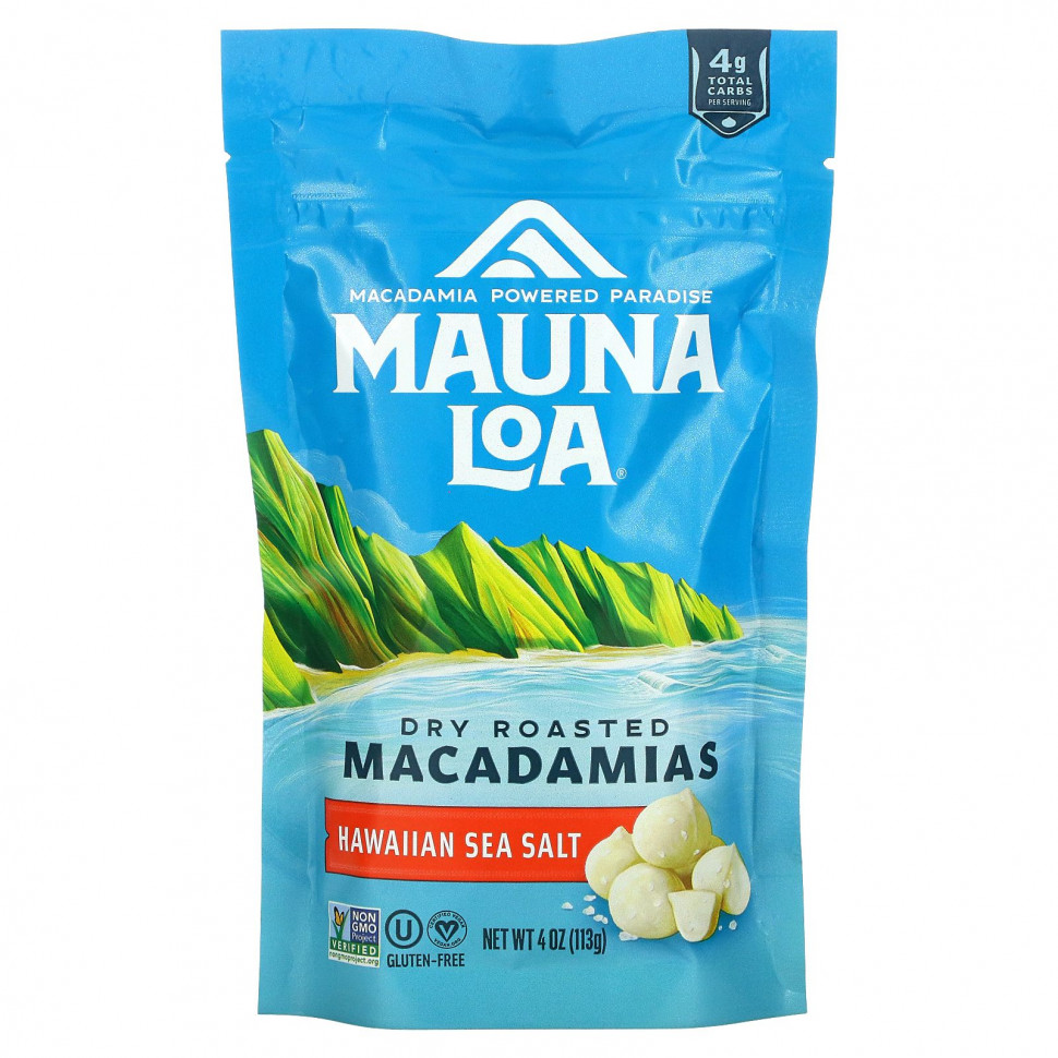   Mauna Loa, Dry Roasted Macadamias,   , 113  (4 )   -     , -,   