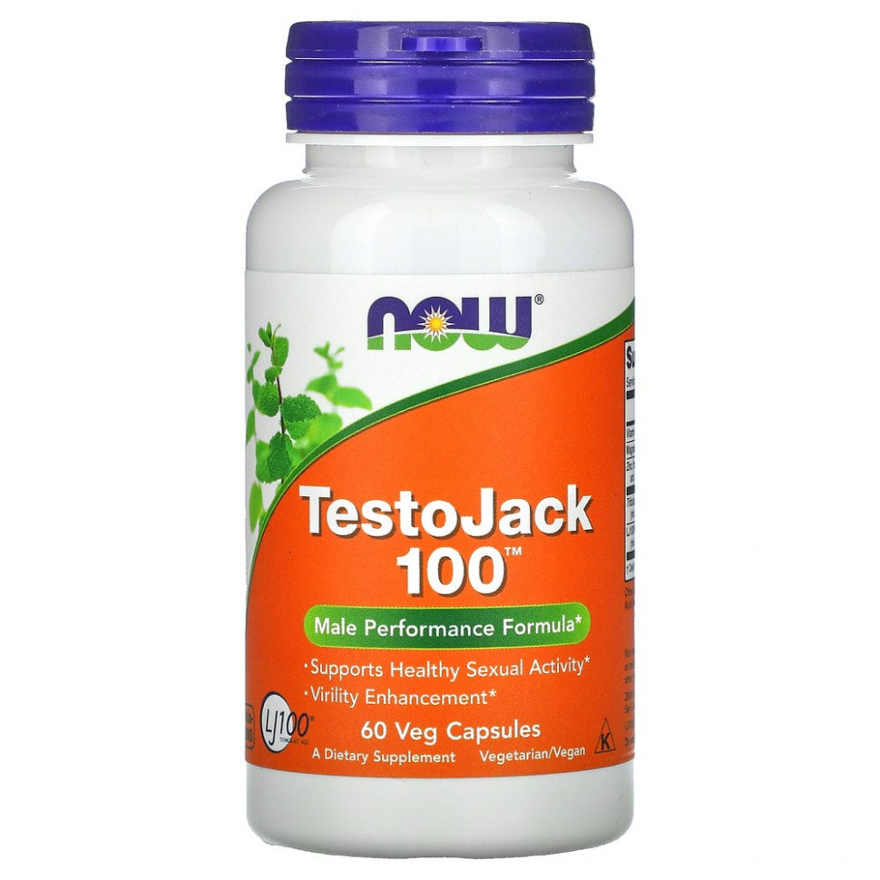  NOW Foods, TestoJack 100, 60    IHerb ()