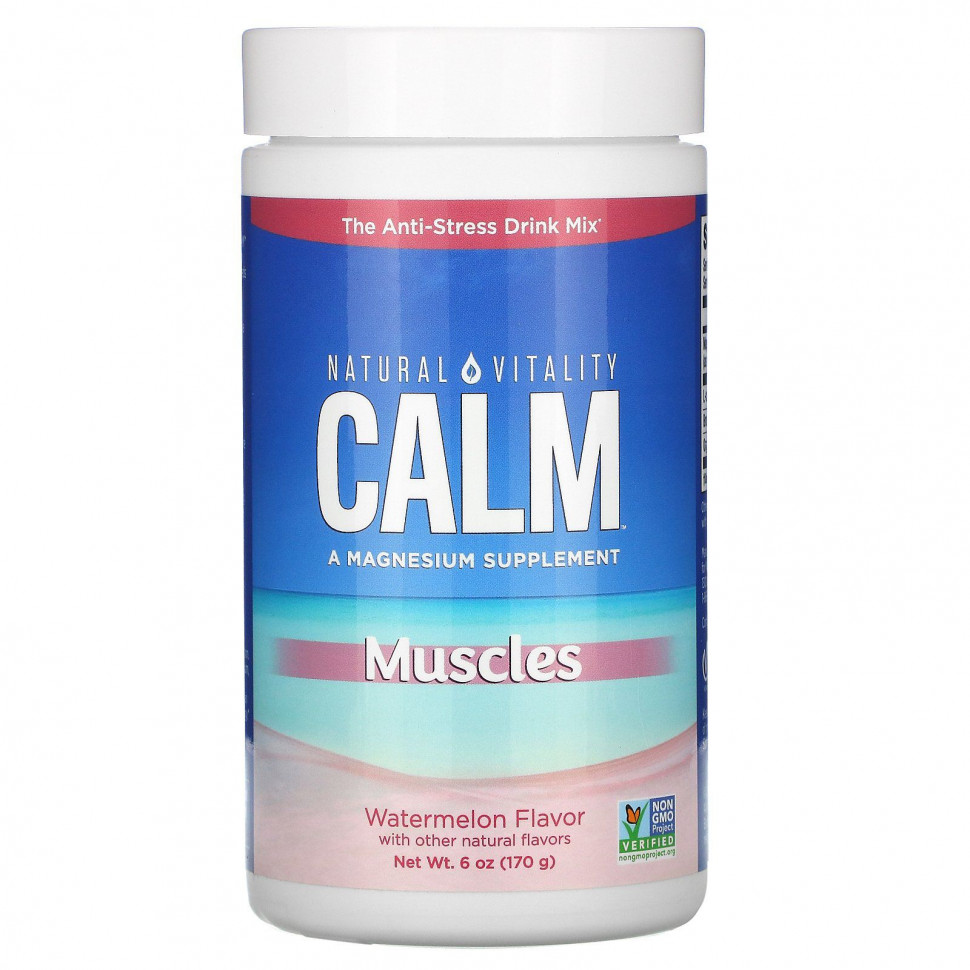   Natural Vitality, Calm, Muscles,  , 6  (170 )   -     , -,   