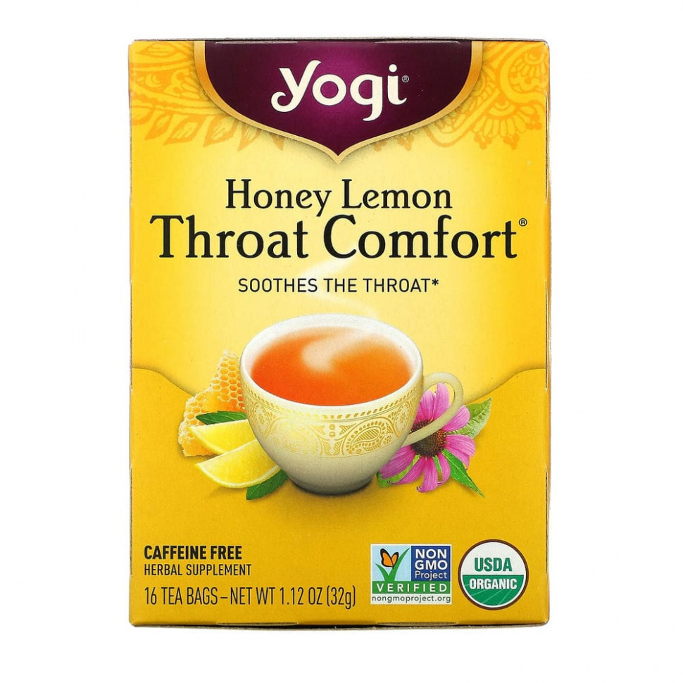   Yogi Tea, , Throat Comfort,     ,  , 16  , 1.12  (32 )   -     , -,   