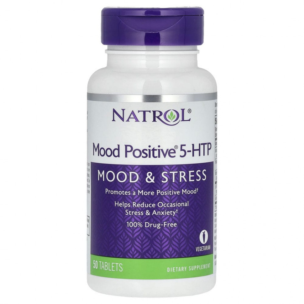   Natrol, Mood Positive 5-HTP, 50    -     , -,   