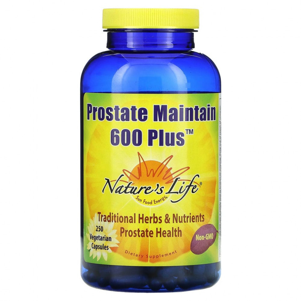   Nature's Life, Prostate Maintain 600 Plus, 250     -     , -,   