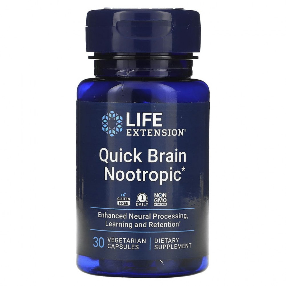   Life Extension, Quick Brain,  , 30     -     , -,   