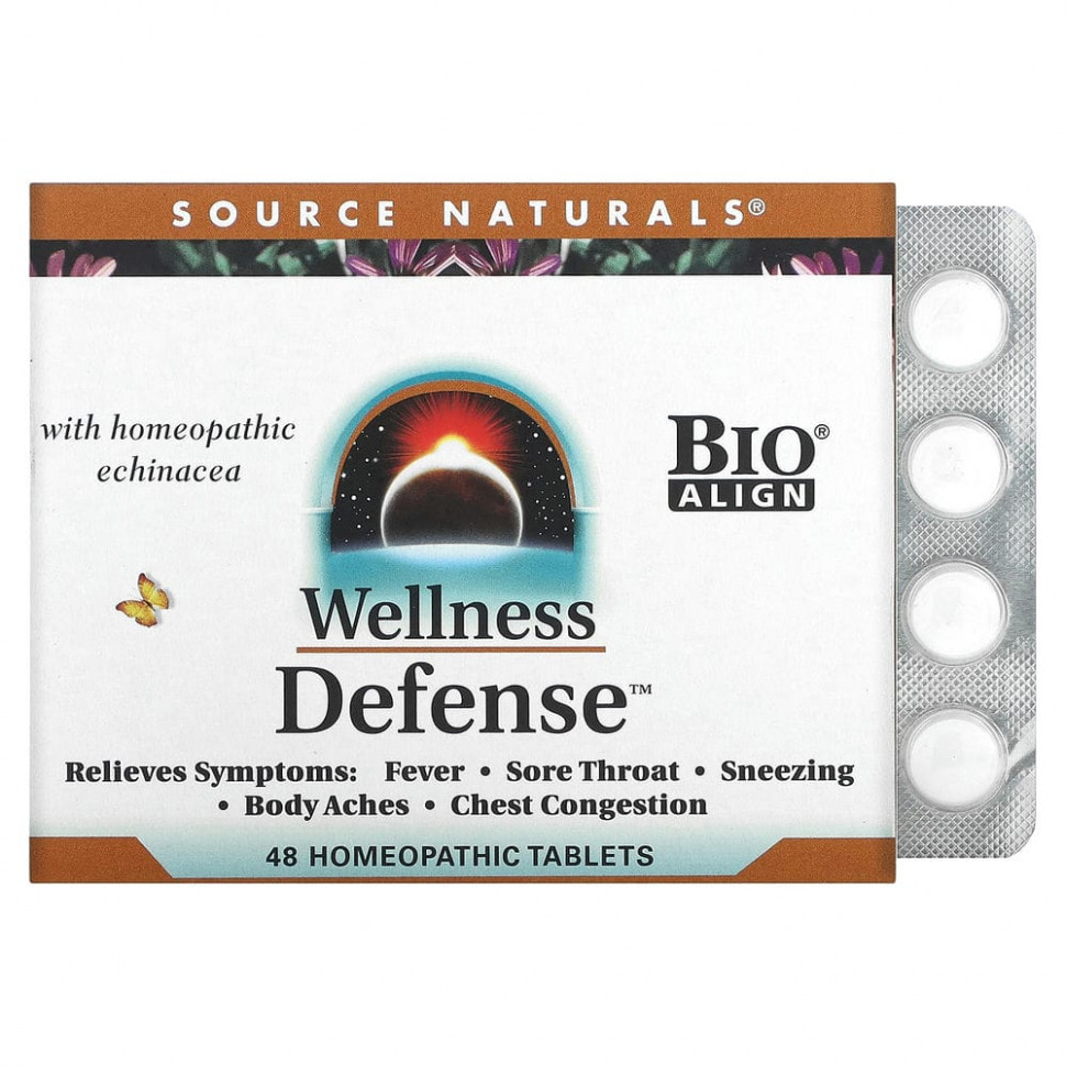   Source Naturals, Wellness Defense, 48     -     , -,   