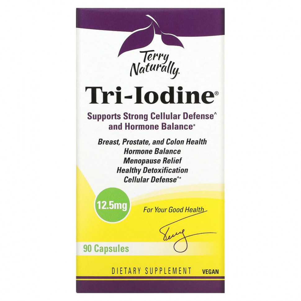   Terry Naturally, Tri-Iodine, 12,5 , 90    -     , -,   