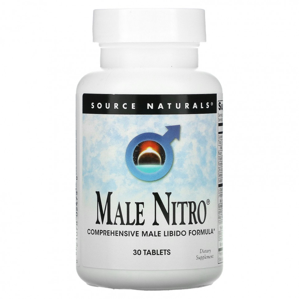   Source Naturals, Male Nitro, 30    -     , -,   