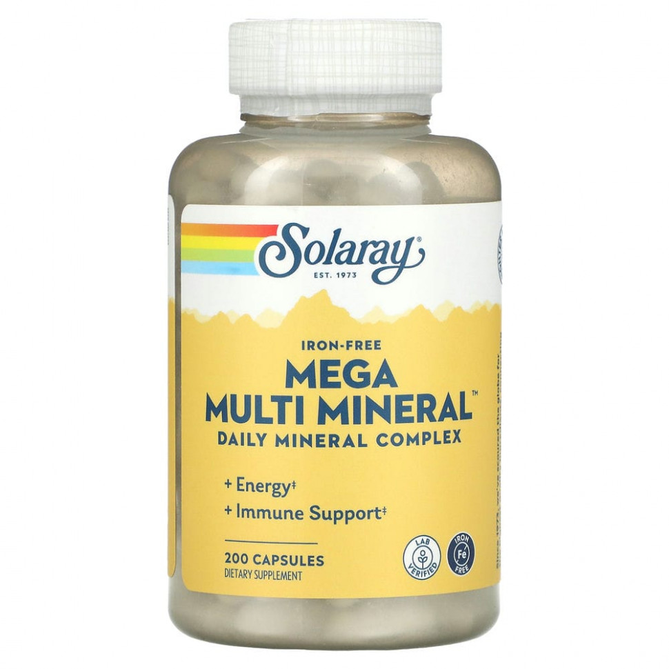   Solaray, Mega Multi Mineral,  , 200    -     , -,   