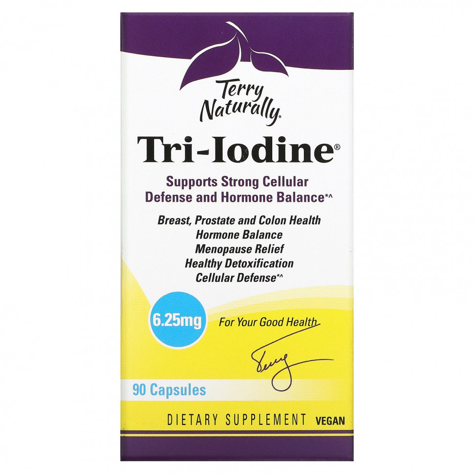   Terry Naturally, Tri-Iodine, 6,25 , 90    -     , -,   