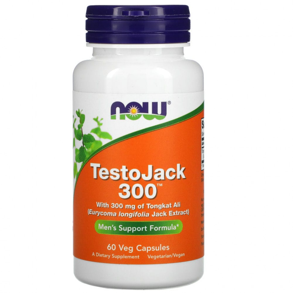   NOW Foods, TestoJack 300, 300 , 60     -     , -,   